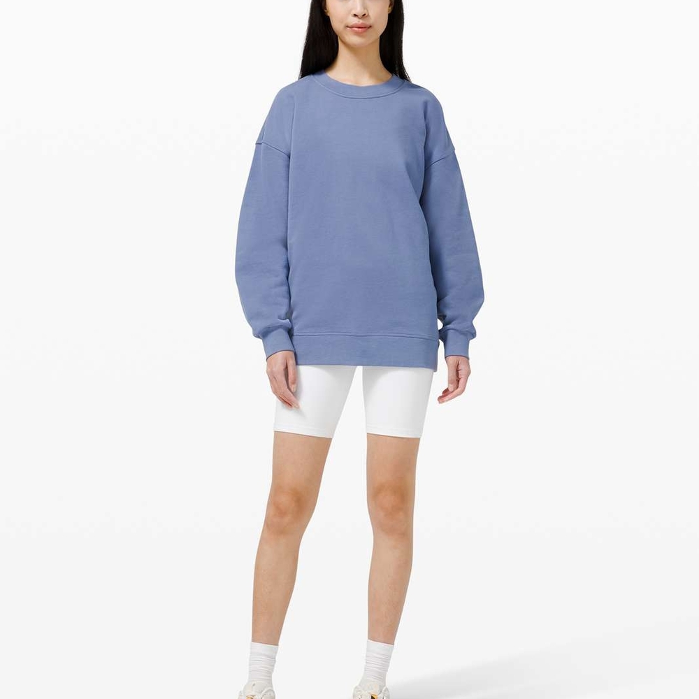 Lululemon Perfectly Oversized Crew Water Drop Size 4 - Picture 5 of 9